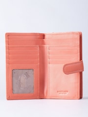 Lakeland Leather Orange Medium Tab Purse - Image 4 of 5