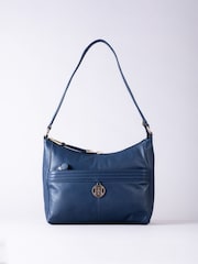 Lakeland Leather Blue Cartmel Shoulder Bag - Image 1 of 6
