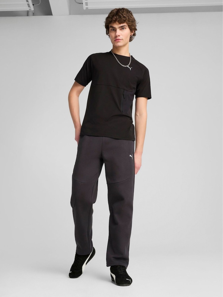 أسود - Puma Mens Pumatech Pocket T-Shirt - صورة 1 من 3