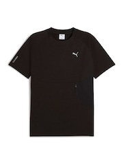 أسود - Puma Mens Pumatech Pocket T-Shirt - صورة 2 من 3
