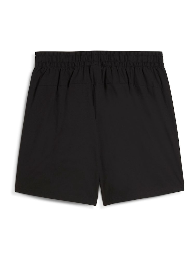 Puma Black Mens Pumatech Relaxed 6" Shorts - Image 3 of 3