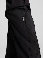 Puma Black Mens Pumatech Relaxed Cargo Joggers - Image 4 of 4