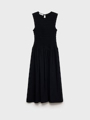 Mango Black Sleeveless Flared Maxi Dress - Image 5 of 6