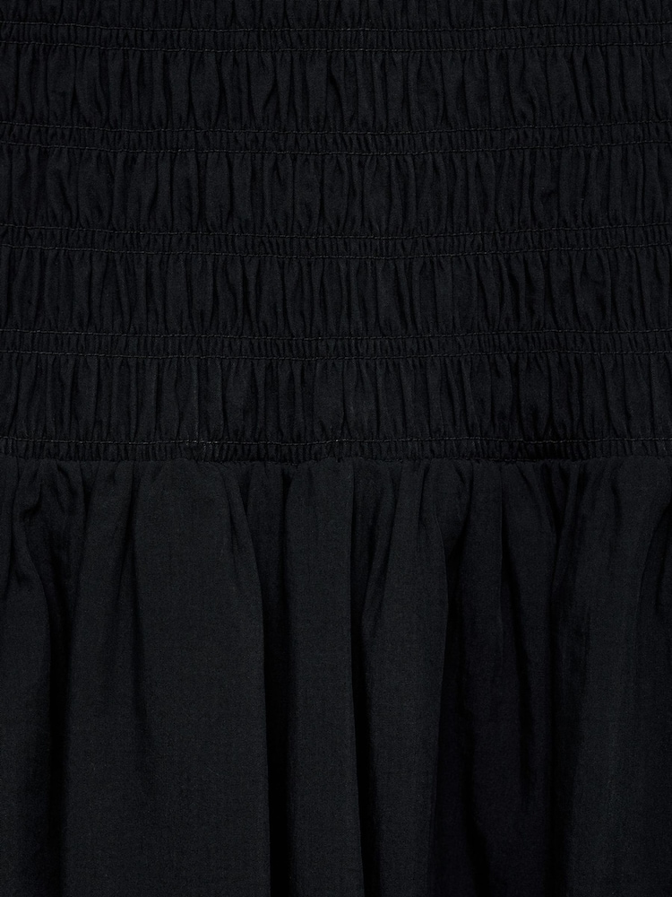 Mango Black Sleeveless Flared Maxi Dress - Image 6 of 6