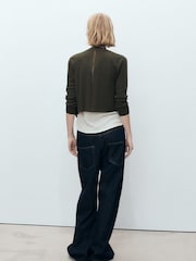 Mango Green Cascada Cardigan - Image 5 of 8