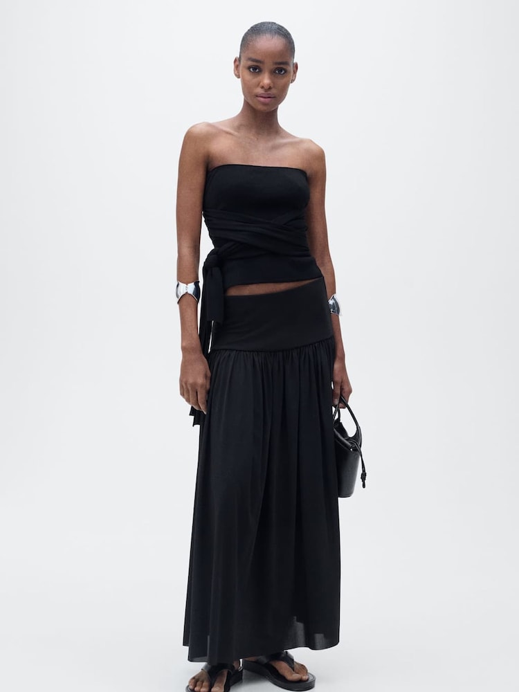 Mango Black Adin Skirt - Image 1 of 6