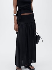 Mango Black Adin Skirt - Image 3 of 6