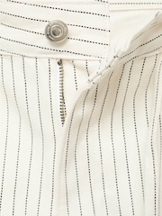 Mango Cream Wide Leg Tie Waist Jeans - Image 6 of 6