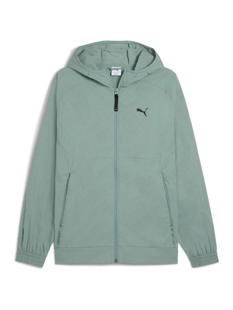 Puma Green Mens PUMATECH Relaxed Track Jacket - Image 1 of 2