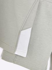 River Island Green Boys Block Piped T-Shirt and Shorts Set - Image 4 of 5