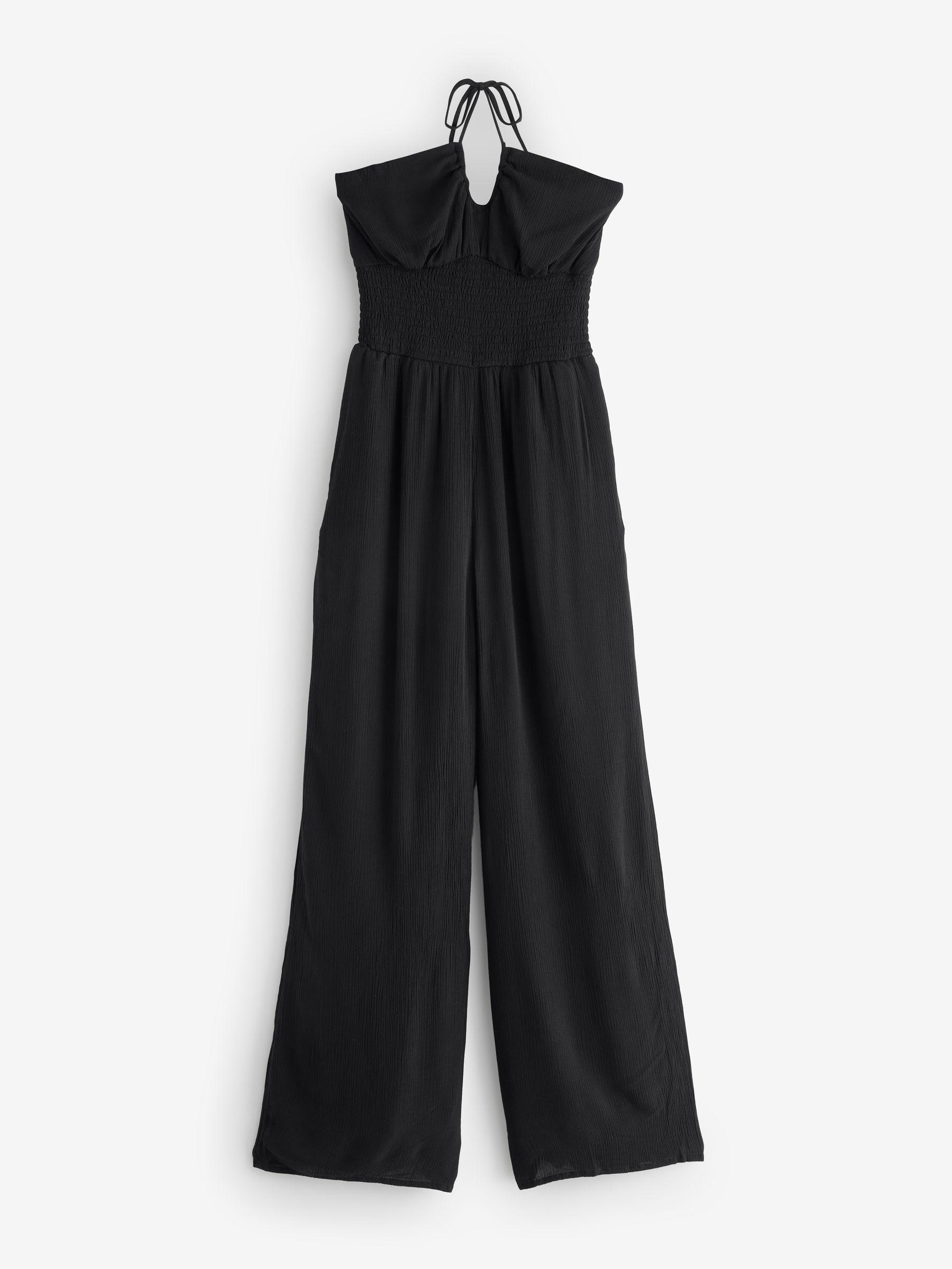 Buy Hollister Black Smocked Waist Multi Way Strapless Jumpsuit