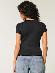 Hollister Crew Neck Black T-Shirt - Image 2 of 4