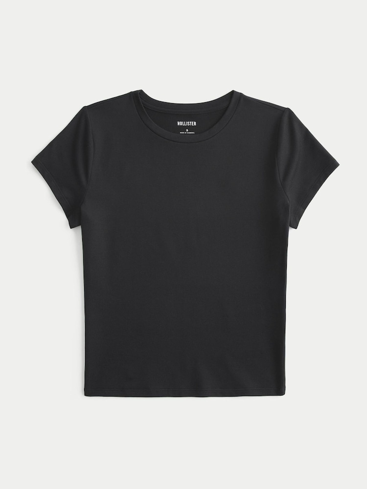 Hollister Crew Neck Black T-Shirt - Image 4 of 4