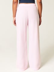 Hollister Pink Low Rise Seersucker Baggy Trousers - Image 2 of 5