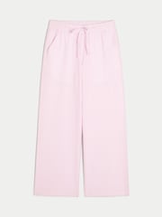 Hollister Pink Low Rise Seersucker Baggy Trousers - Image 4 of 5