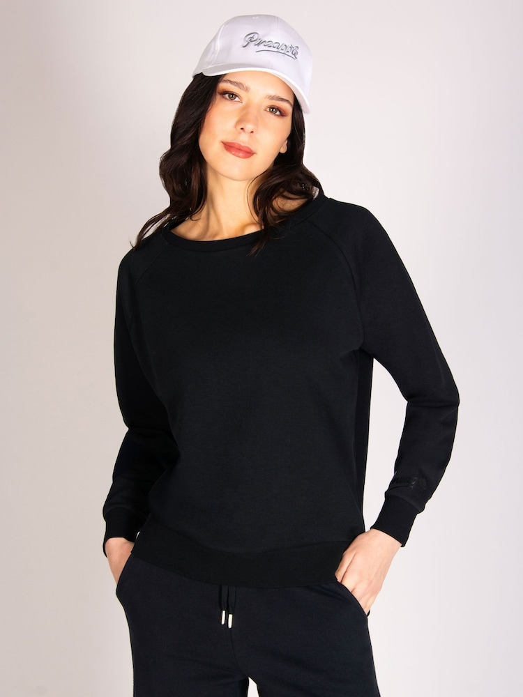 Pineapple Black Long Sleeve Jumper - Image 1 of 5