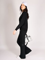 Pineapple Black Long Sleeve Jumper - Image 4 of 5