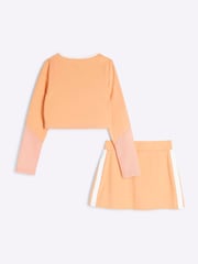 River Island Pink Girls Active Skort Set - Image 3 of 5