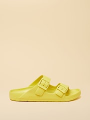 黄色 - Joules Sunseeker EVA 双扣拖鞋 - 6的图像1｝