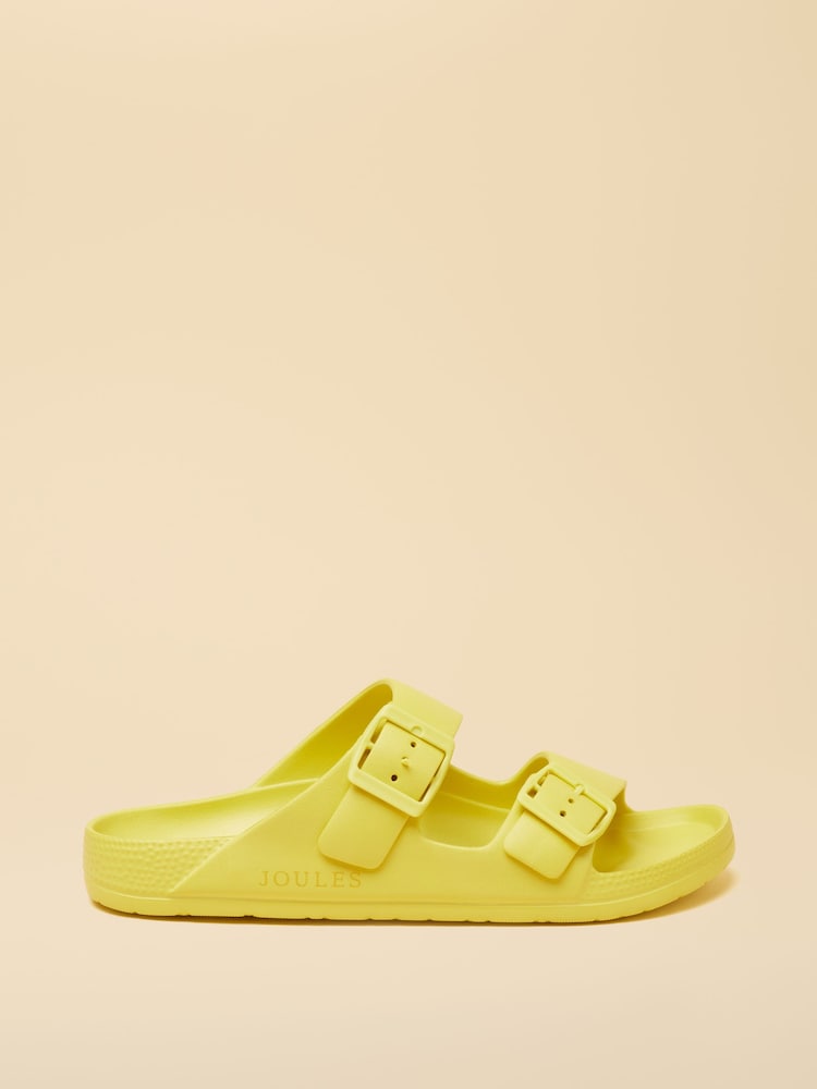 黄色 - Joules Sunseeker EVA 双扣拖鞋 - 6的图像1｝