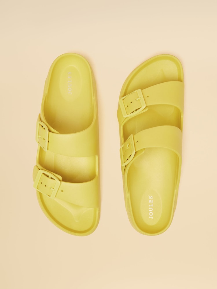 黄色 - Joules Sunseeker EVA 双扣拖鞋 - 6的图像2｝