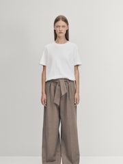 Alohas Natural Abbie Taupe Trousers - Image 1 of 4