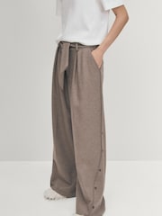 Alohas Natural Abbie Taupe Trousers - Image 4 of 4