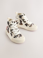 Animal Cow Print Standard Fit (F) High Top - Image 1 of 5