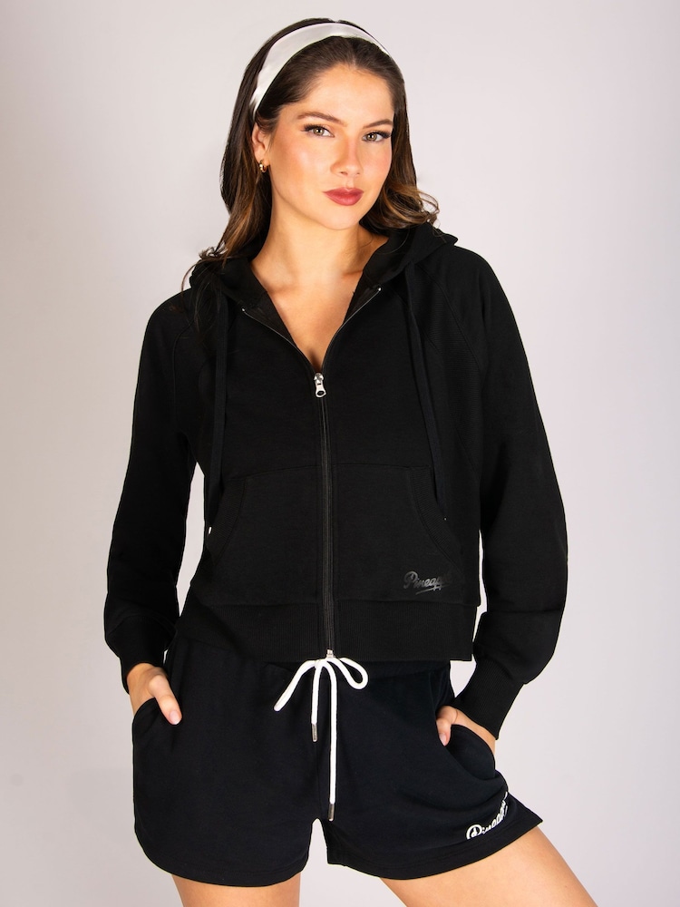 Pineapple Black Logo Full Zip Hoodie - Image 2 of 5