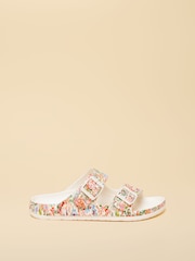 Joules Sunseeker Ditsy EVA Double Buckle Sliders - Image 3 of 6