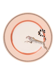 Yvonne Ellen Set of 4 White Animal Dinner Plates - Image 4 of 6