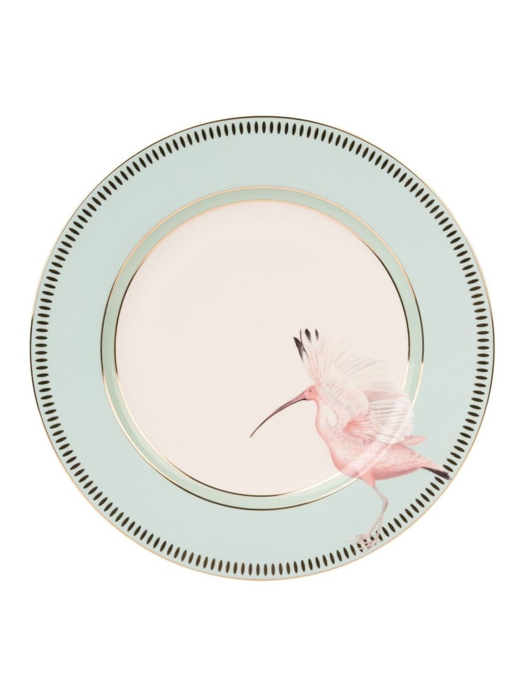 Yvonne Ellen Set of 4 White Animal Dinner Plates - Image 6 of 6