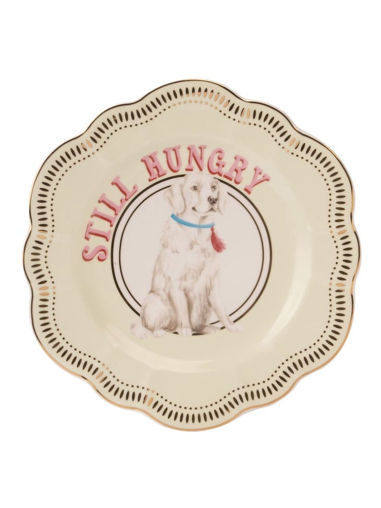 Yvonne Ellen Green Labrador 23cm Flower Plate - Image 1 of 3