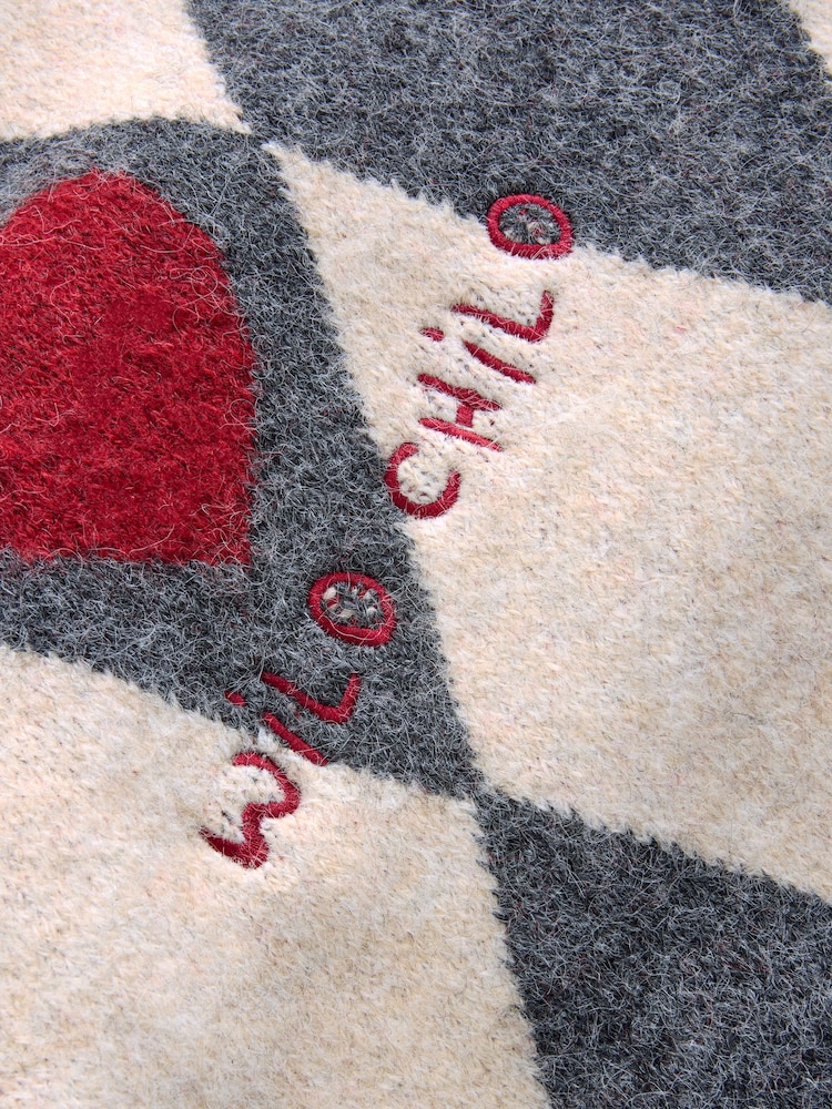 Rockett St George Black/White Harlequin Motif Cardigan - Image 14 of 14