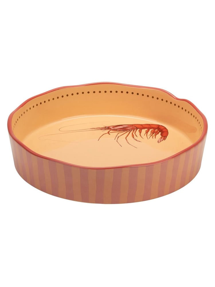 Yvonne Ellen Orange Large Shrimp Round Roaster - Image 2 of 3