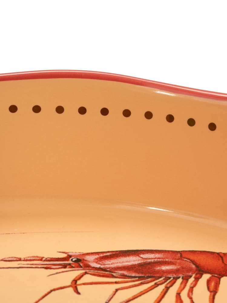 Yvonne Ellen Orange Large Shrimp Round Roaster - Image 3 of 3