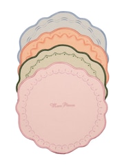 Yvonne Ellen Set of 4 Pink Slogan Placemats - Image 1 of 6