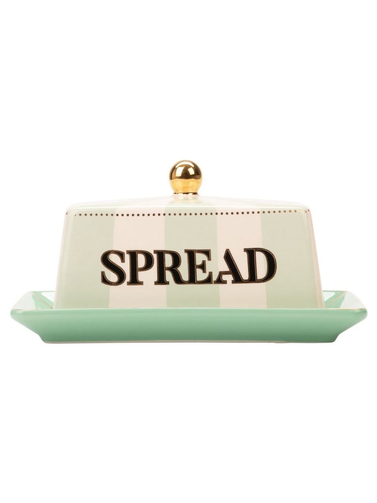 Yvonne Ellen Green Elephant Butter Dish - Image 2 of 7