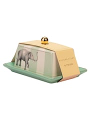 Yvonne Ellen Green Elephant Butter Dish - Image 7 of 7