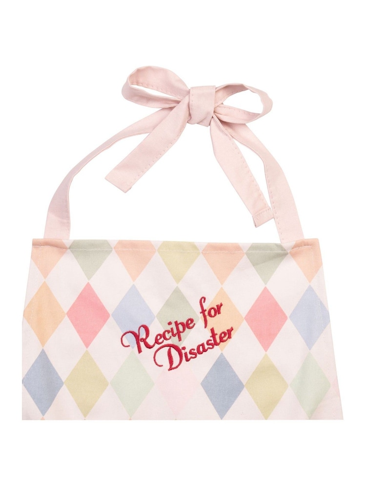 Yvonne Ellen White Harlequin Apron - Image 2 of 2