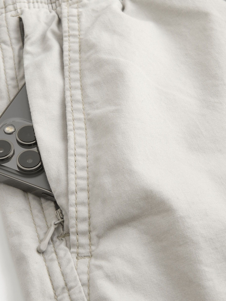 Hollister Grey Pull On Shorts - Image 5 of 5