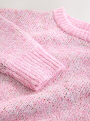 Pink Cherry Knitted Crew Neck Jumper - Image 4 of 4