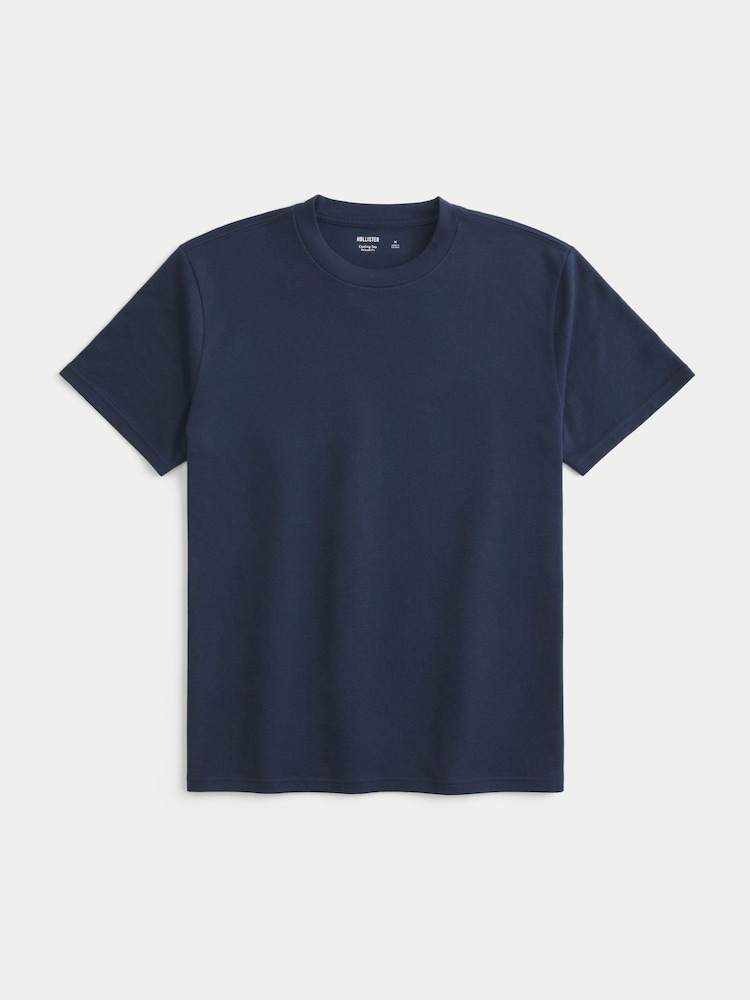 Hollister Blue Crew Neck Boxy T-Shirt - Image 3 of 3