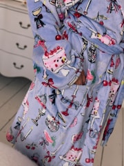 Blue Candles Supersoft Dressing Gown - Image 7 of 10