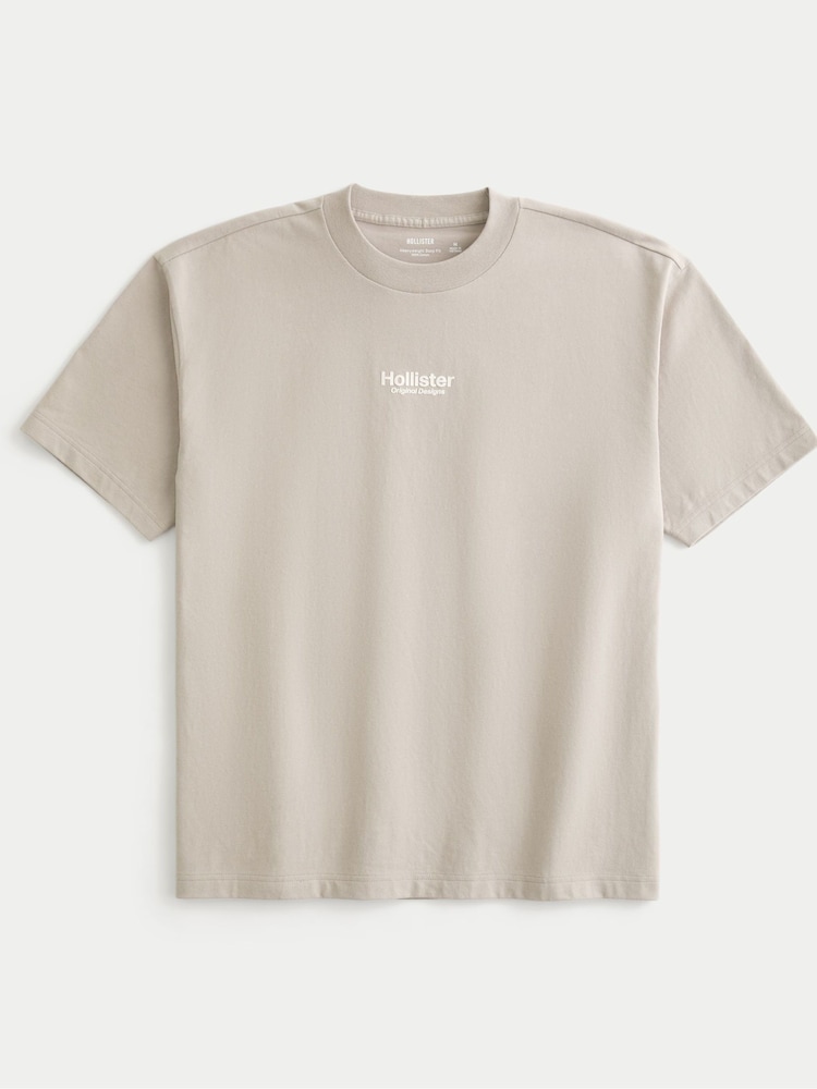 Hollister Logo Crew Neck 100% Cotton T-Shirt - Image 1 of 3