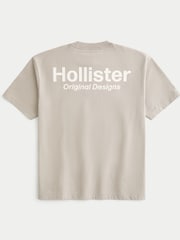 Hollister Logo Crew Neck 100% Cotton T-Shirt - Image 2 of 3