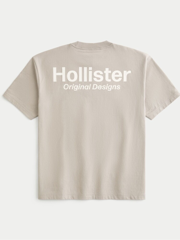 Hollister Logo Crew Neck 100% Cotton T-Shirt - Image 2 of 3