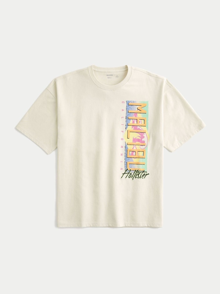 Hollister Oversized Logo T-Shirt - Image 1 of 3