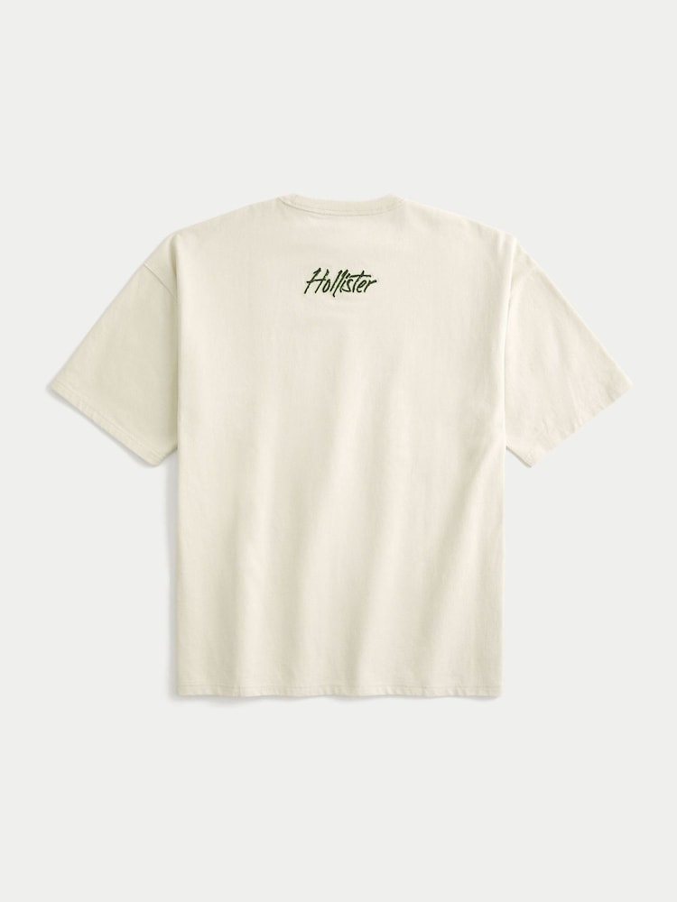 Hollister Oversized Logo T-Shirt - Image 2 of 3