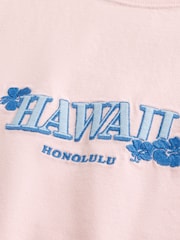 Hollister Heavy Weight Boxy Short Sleeve Destination Graphic Print 100% Cotton T-Shirt - Image 2 of 2